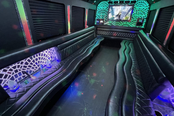 Palm Coast Limo Bus Interior
