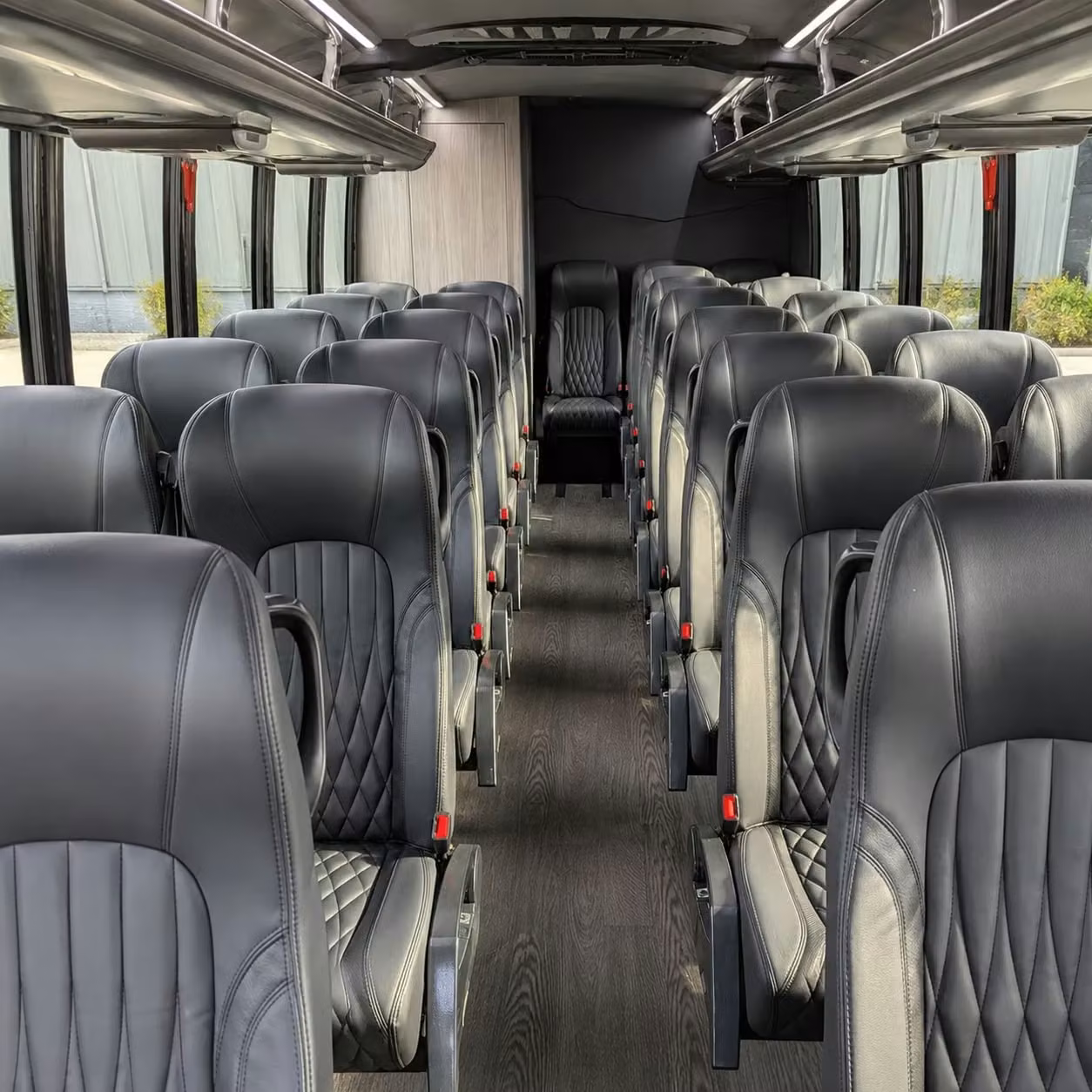 25 passenger minibus interior