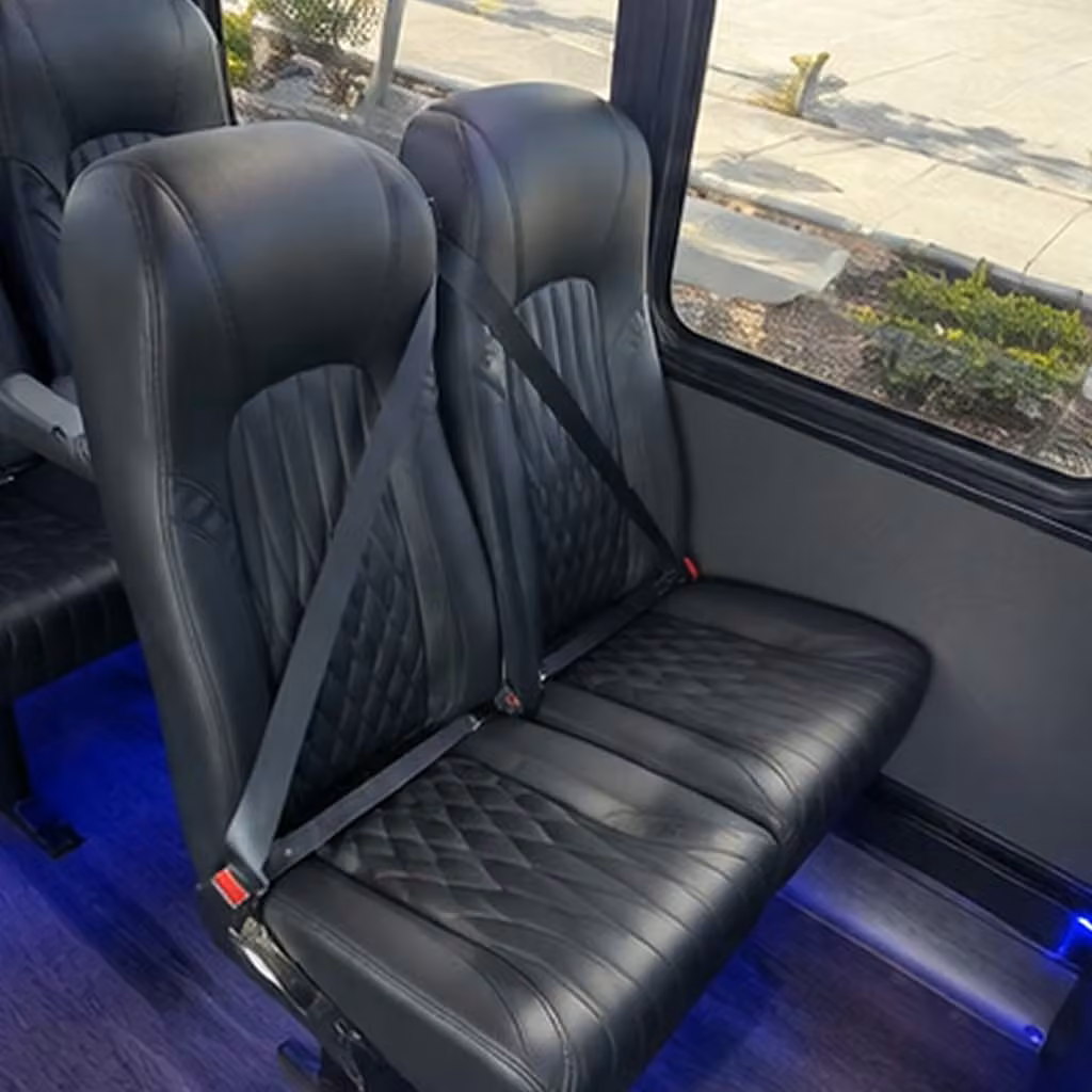 28 passenger minibus interior