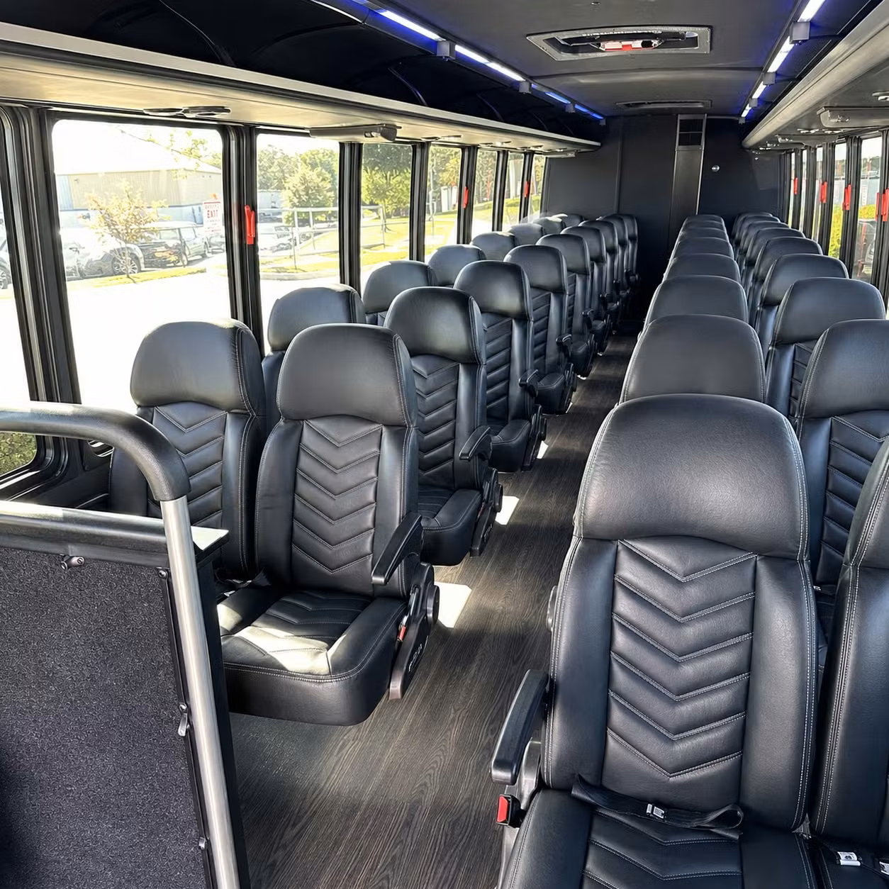 30 passenger minibus inside
