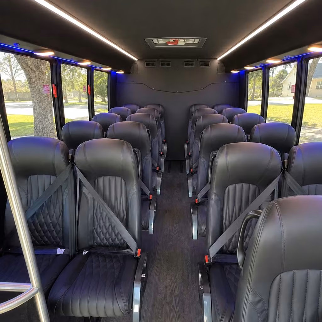 30 passenger minibus interior