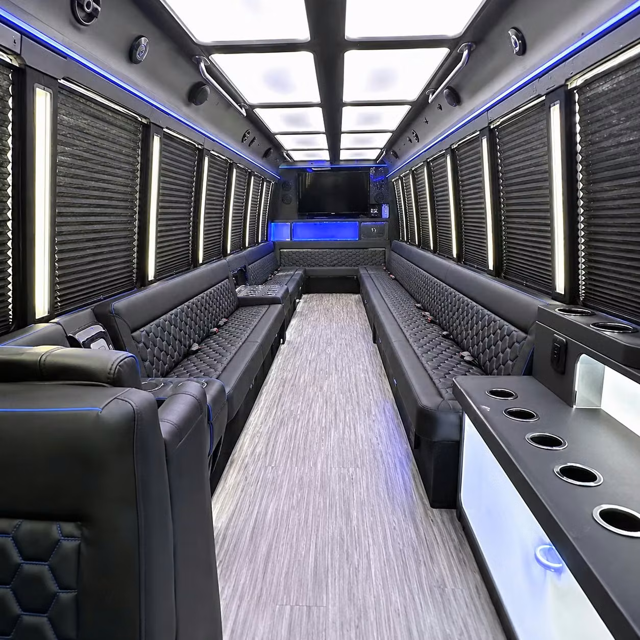 party bus interior