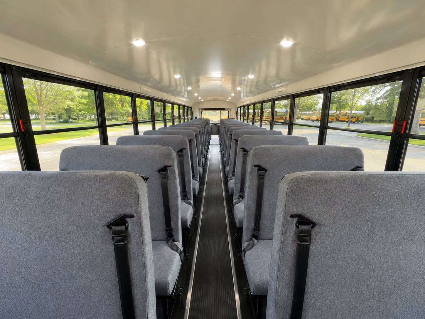 school bus interior