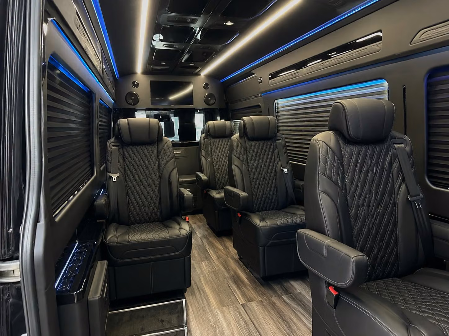 sprinter van with driver interior